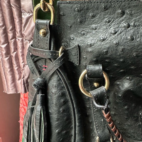 Dooney & Bourke Ostrich Satchel - Picture 8 of 8